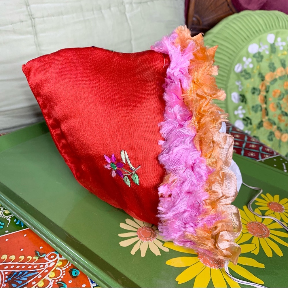 Chinese Silk Embroidered Baby Hat